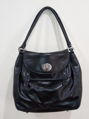 Nordstrom Halogen Black Leather Purse Shoulder Bag - New with Tag